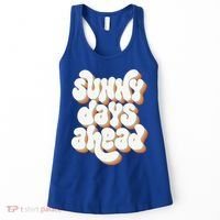 Sunny Days Ahead Retro Summer Women's Tank Top thumb 0