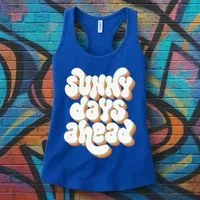 Sunny Days Ahead Retro Summer Women's Tank Top thumb 3