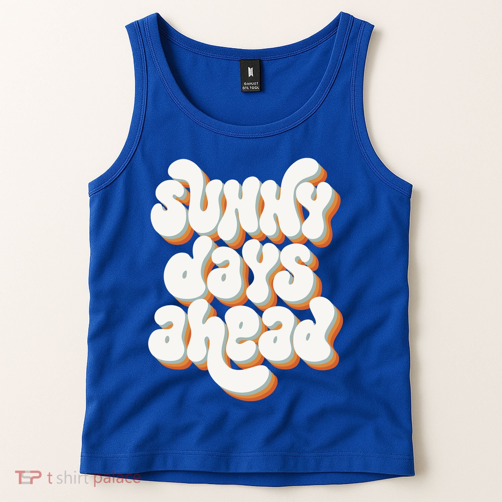 Sunny Days Ahead Retro Summer Tank Top