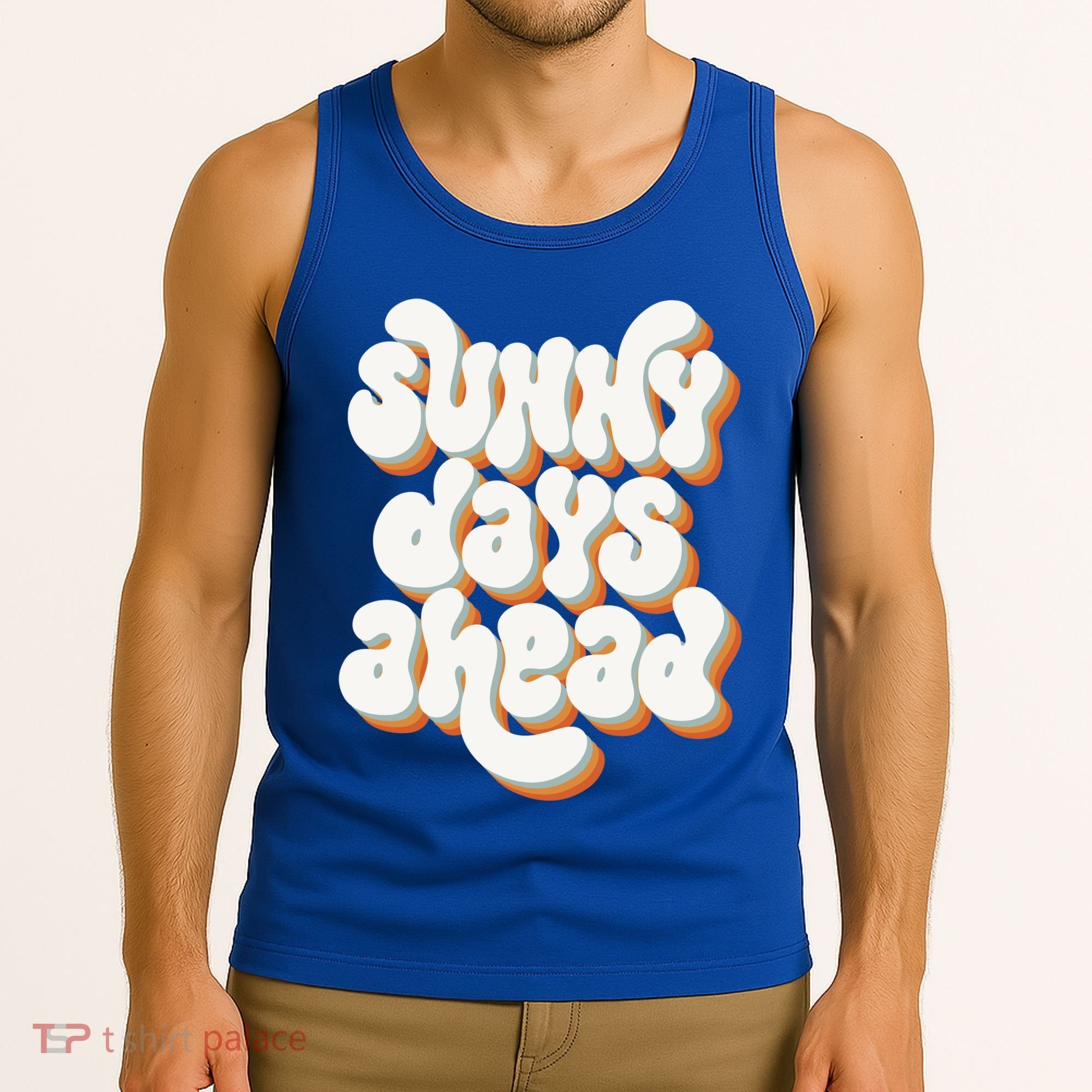 Sunny Days Ahead Retro Summer Tank Top