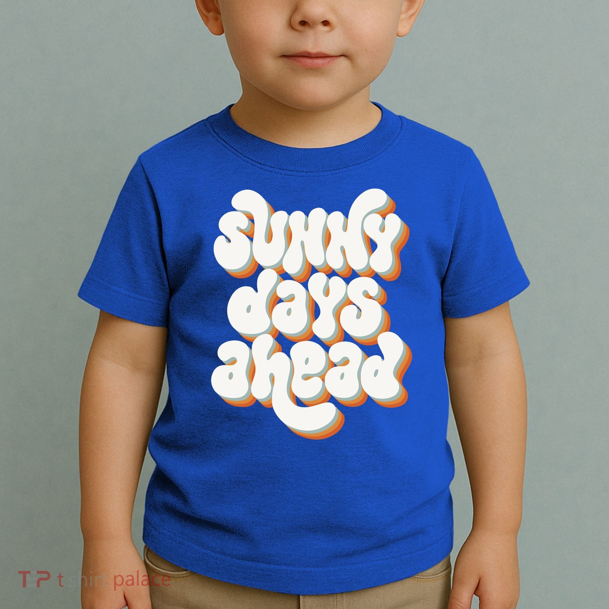 Sunny Days Ahead Retro Summer Toddler T-Shirt