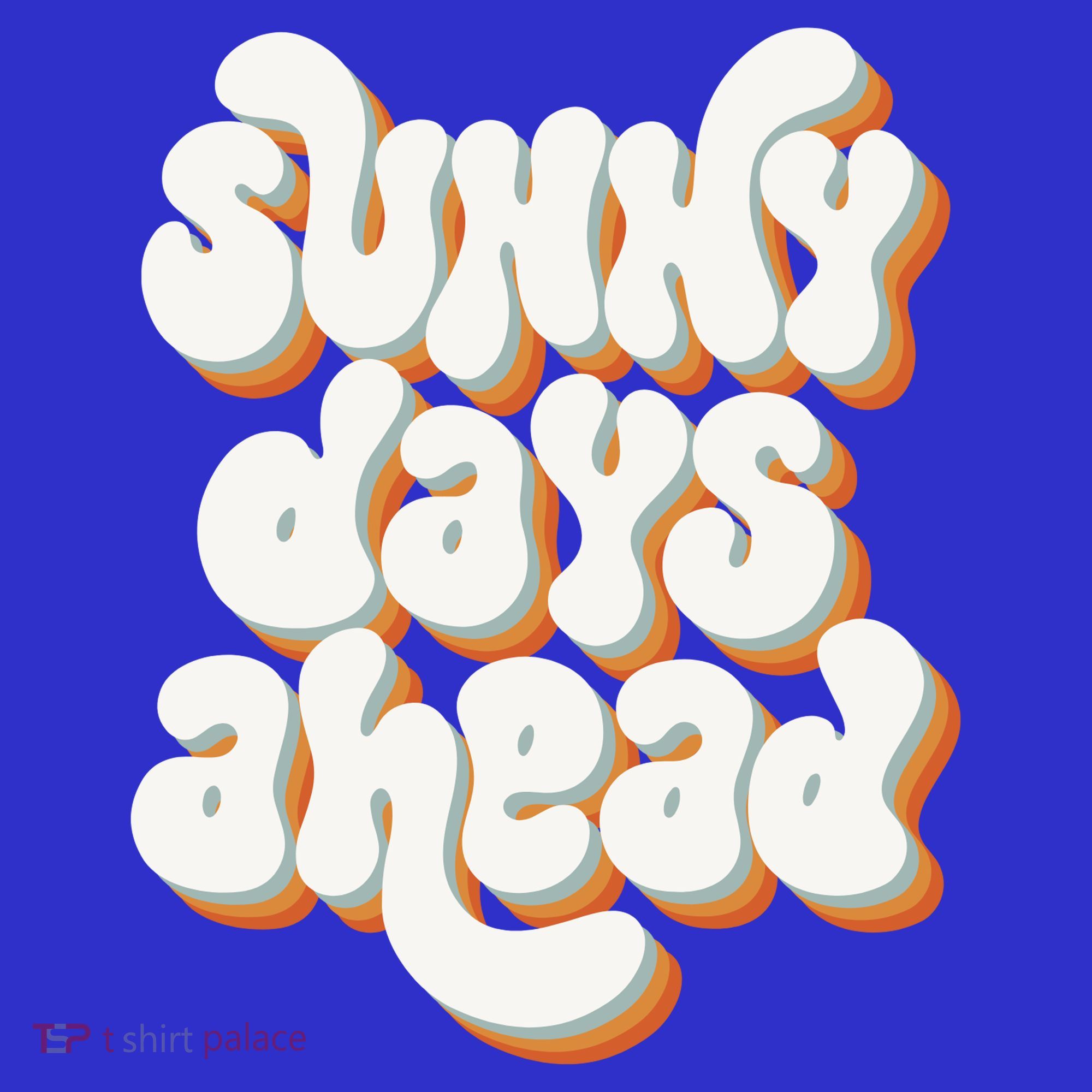Sunny Days Ahead Retro Summer Toddler T-Shirt