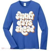 Sunny Days Ahead Retro Summer Women's Long Sleeve Shirt thumb 0