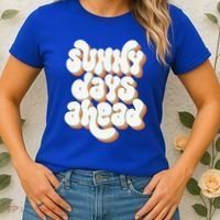 Sunny Days Ahead Retro Summer Women's T-Shirt thumb 2