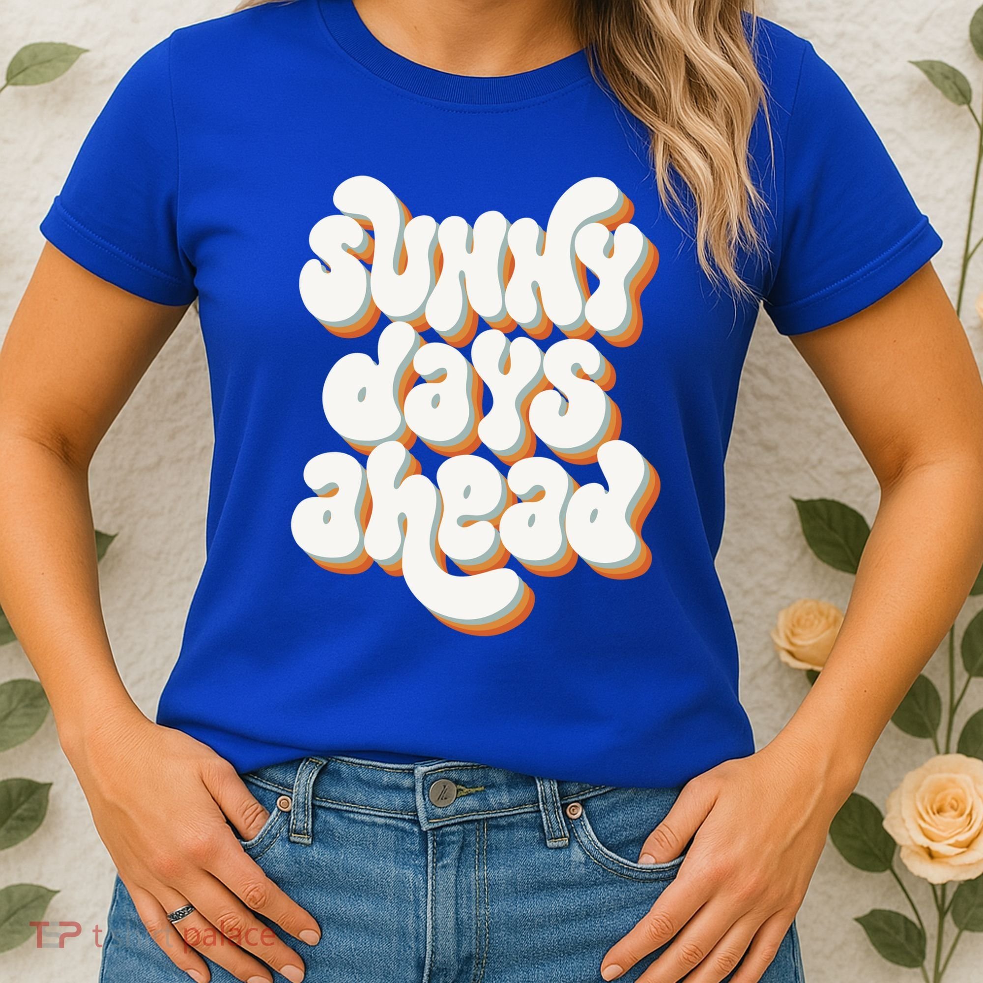 Sunny Days Ahead Retro Summer Women's T-Shirt