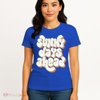 Sunny Days Ahead Retro Summer Women's T-Shirt thumb 4