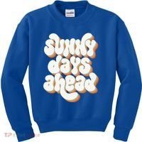 Sunny Days Ahead Retro Summer Kids Sweatshirt thumb 0