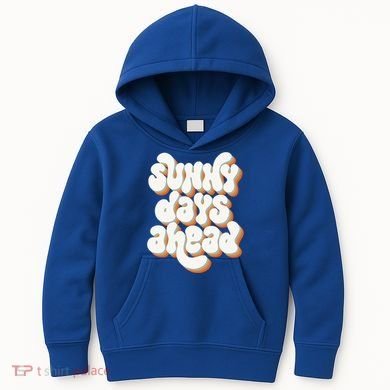 Sunny Days Ahead Retro Summer Kids Hoodie