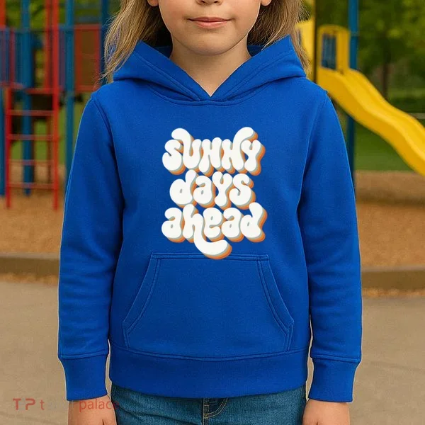 Sunny Days Ahead Retro Summer Kids Hoodie