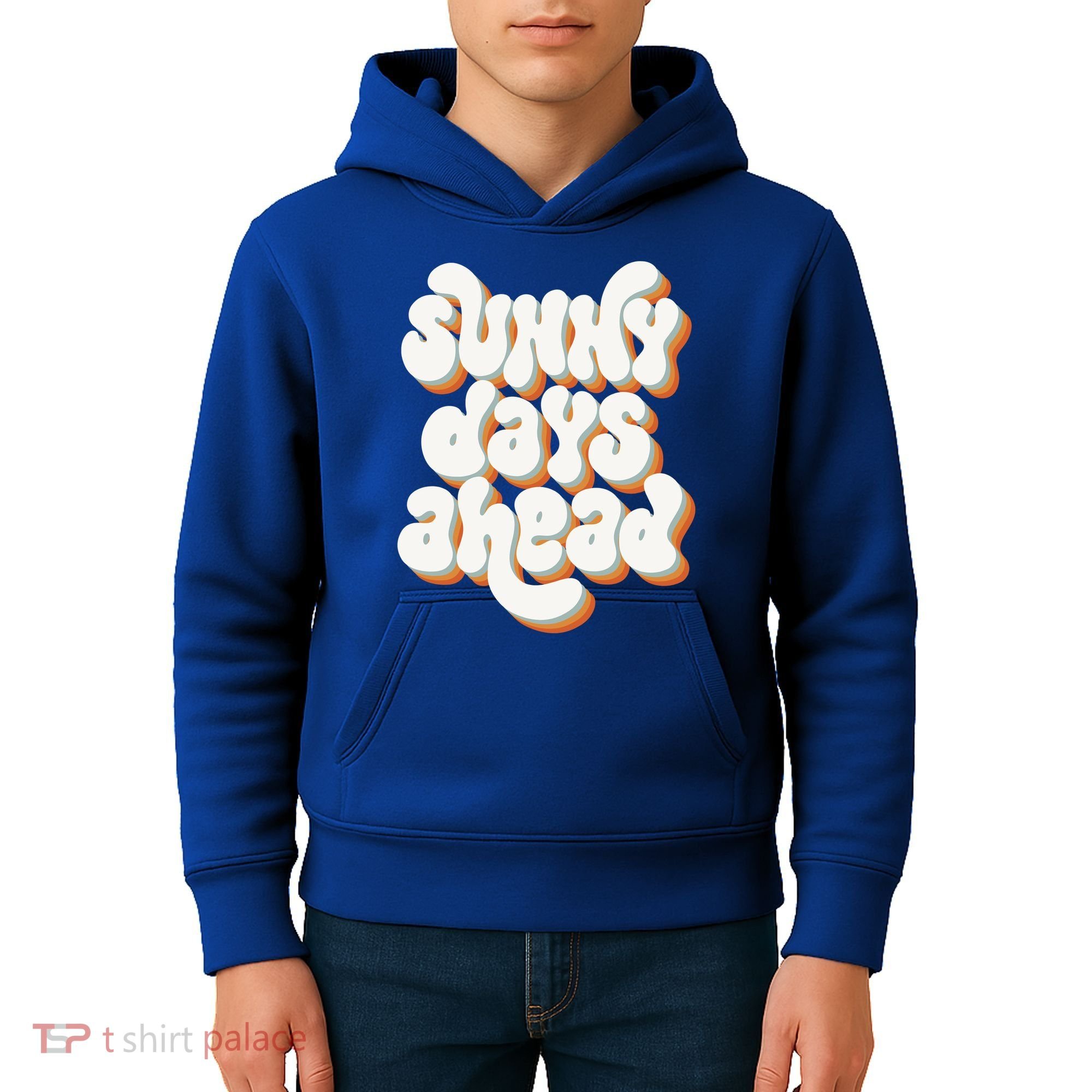 Sunny Days Ahead Retro Summer Kids Hoodie