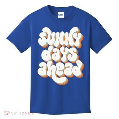 Sunny Days Ahead Retro Summer Kids T-Shirt