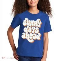 Sunny Days Ahead Retro Summer Kids T-Shirt thumb 2