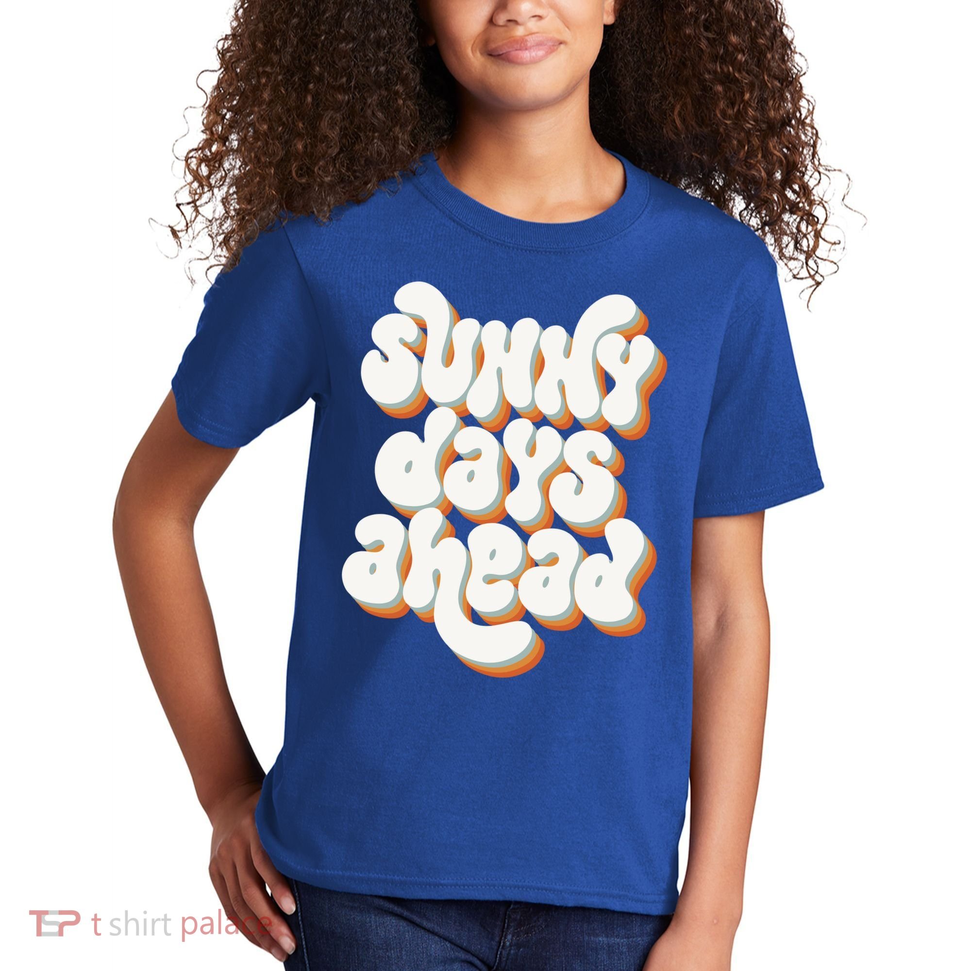 Sunny Days Ahead Retro Summer Kids T-Shirt