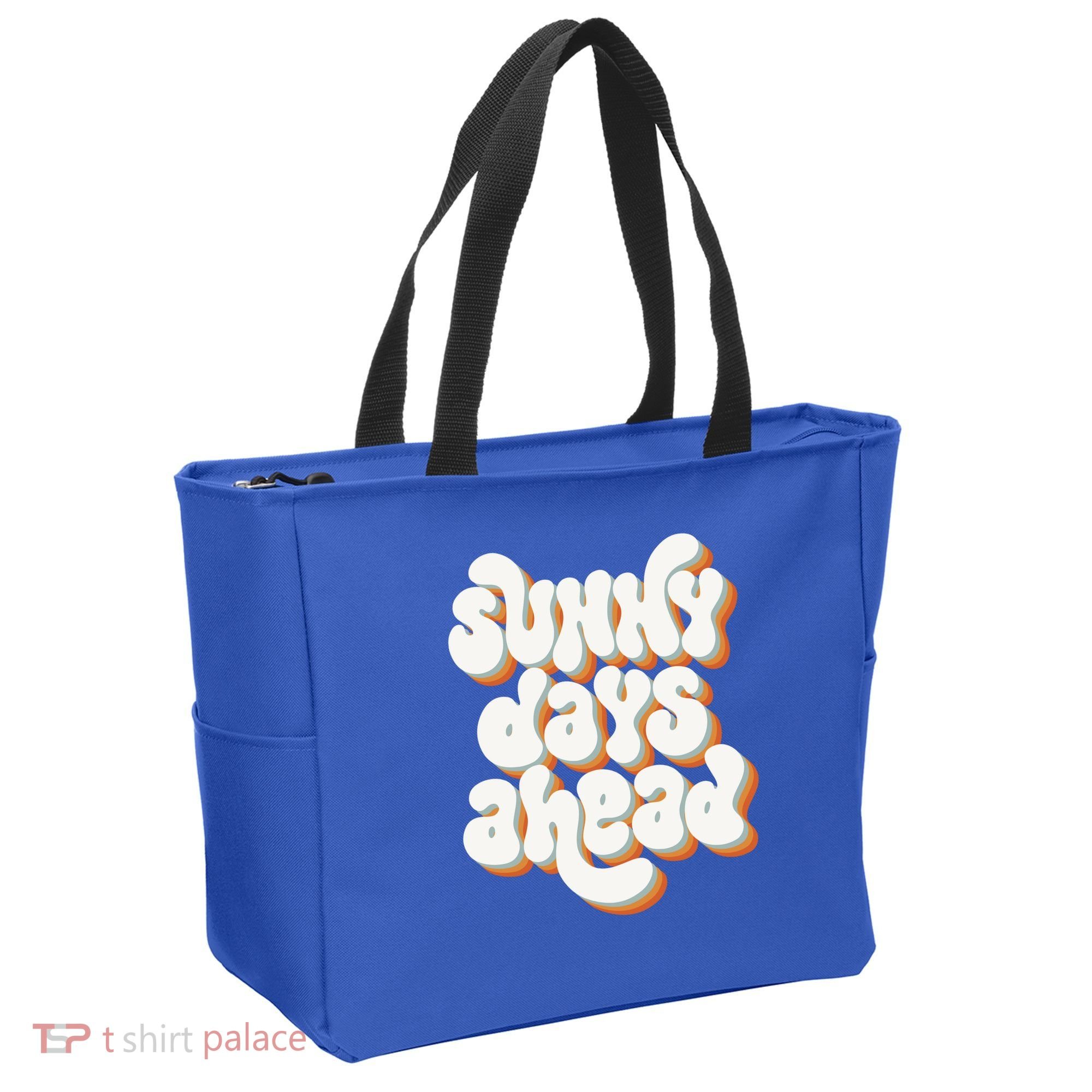 Sunny Days Ahead Retro Summer Tote Bag