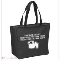 Some Days Are Like Toilet Paper Tote Bag thumb 2