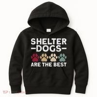 Shelter Dogs Are Best Animal Rights Animal Shelter Kids Hoodie thumb 0