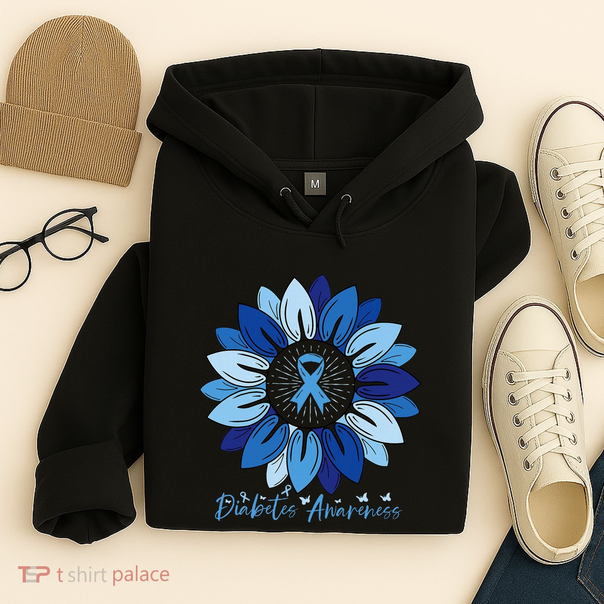 Sunflower Diabetes Awareness Month Hoodie