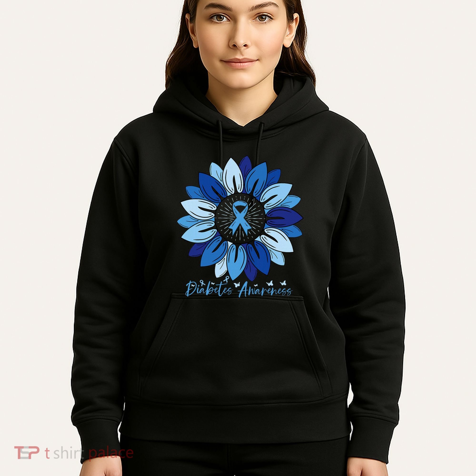 Sunflower Diabetes Awareness Month Hoodie
