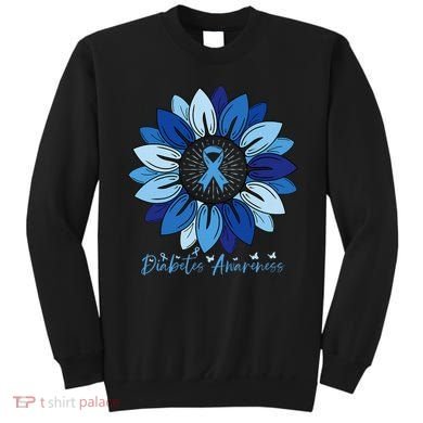 Sunflower Diabetes Awareness Month Sweatshirt