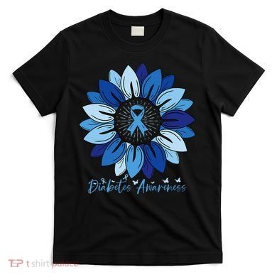 Sunflower Diabetes Awareness Month T-Shirt