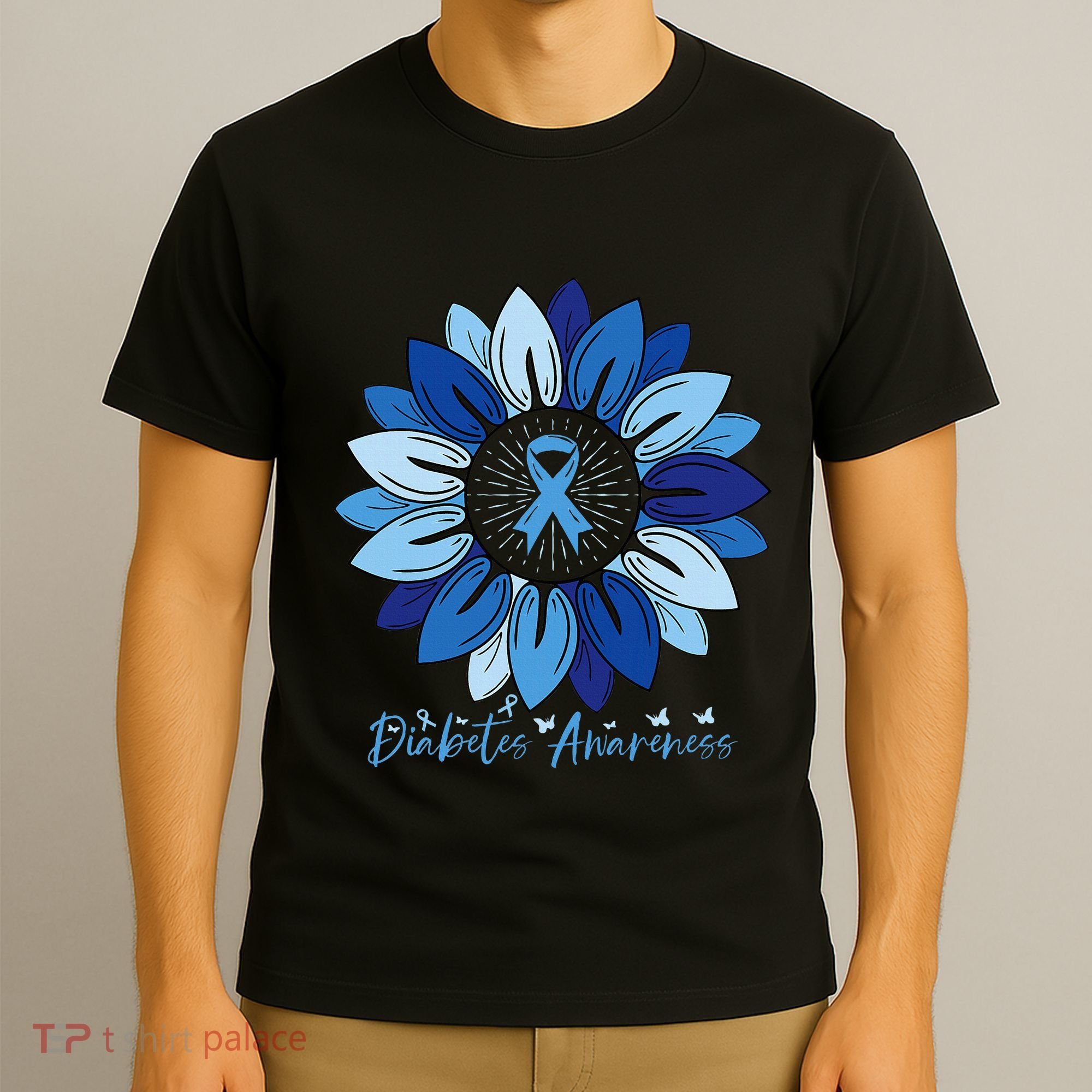 Sunflower Diabetes Awareness Month T-Shirt