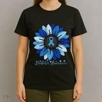 Sunflower Diabetes Awareness Month T-Shirt thumb 4