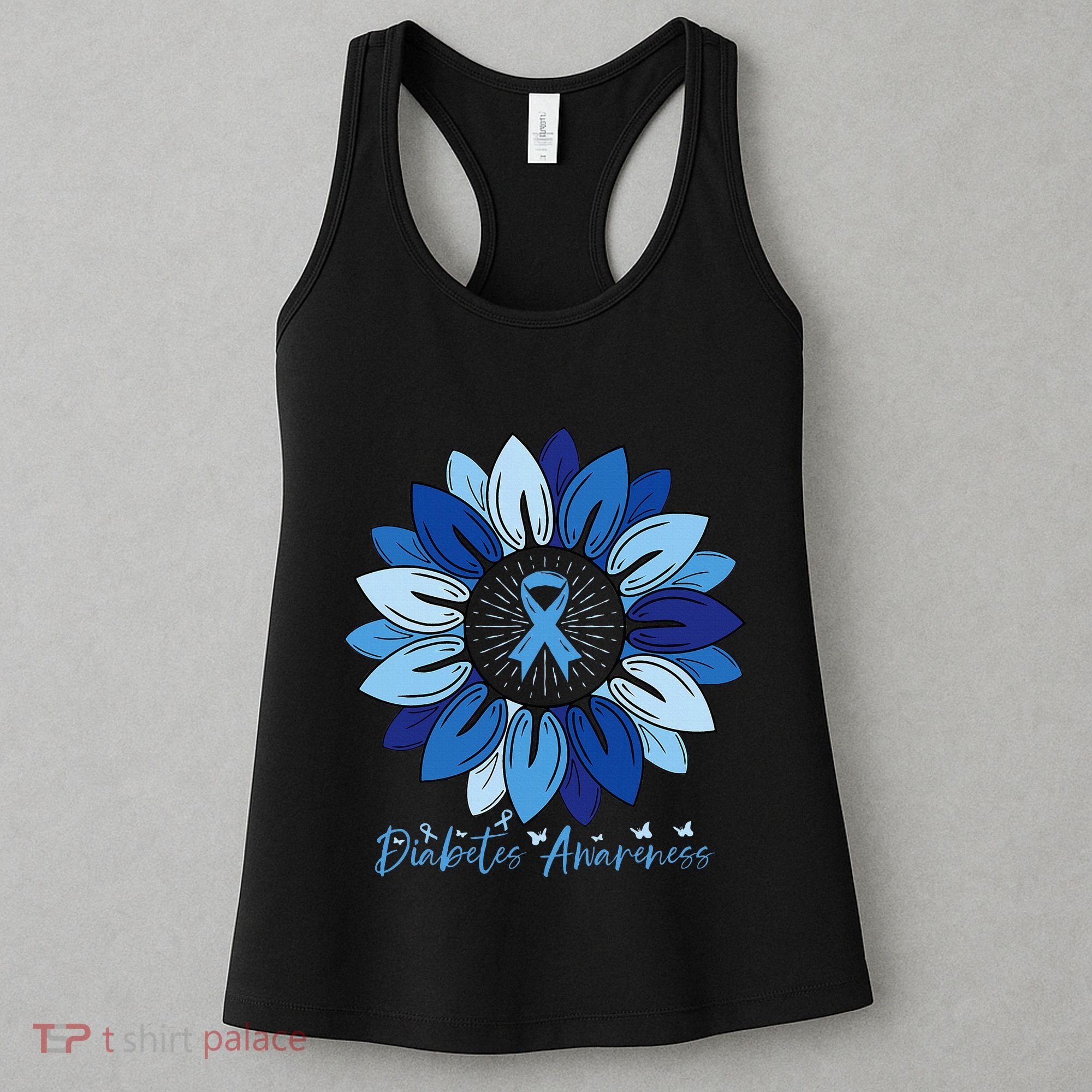 Sunflower Diabetes Awareness Month Women's Tank Top