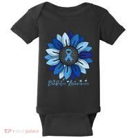 Sunflower Diabetes Awareness Month Baby Bodysuit thumb 0