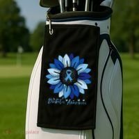 Sunflower Diabetes Awareness Month Golf Towel thumb 2