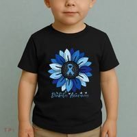 Sunflower Diabetes Awareness Month Toddler T-Shirt thumb 2