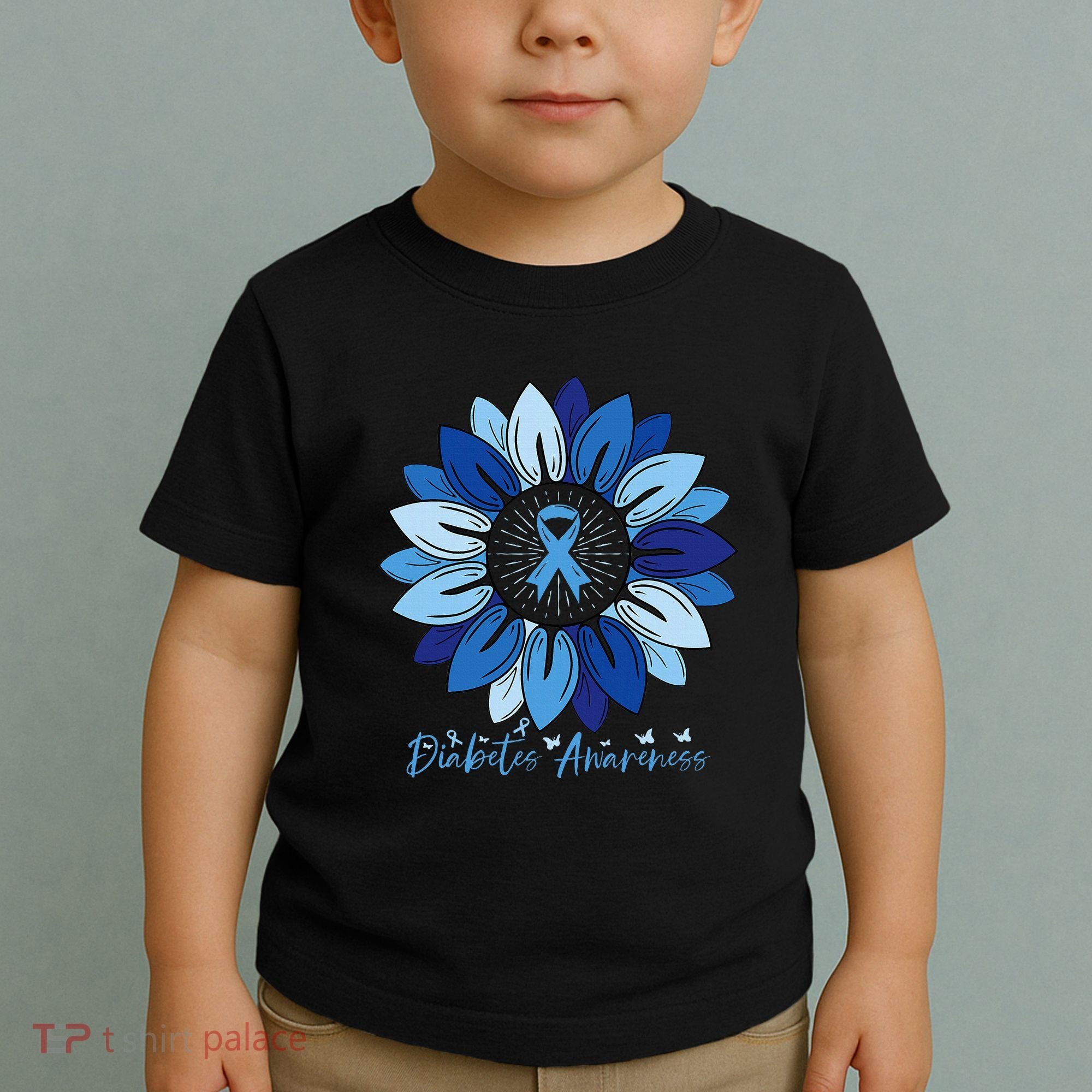 Sunflower Diabetes Awareness Month Toddler T-Shirt