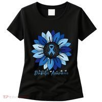 Sunflower Diabetes Awareness Month Women's T-Shirt thumb 0