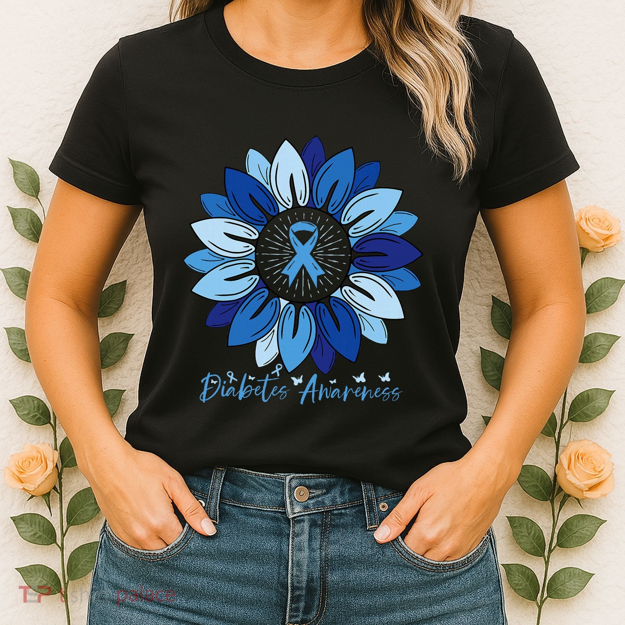 Sunflower Diabetes Awareness Month Women's T-Shirt