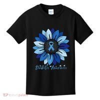 Sunflower Diabetes Awareness Month Kids T-Shirt thumb 0