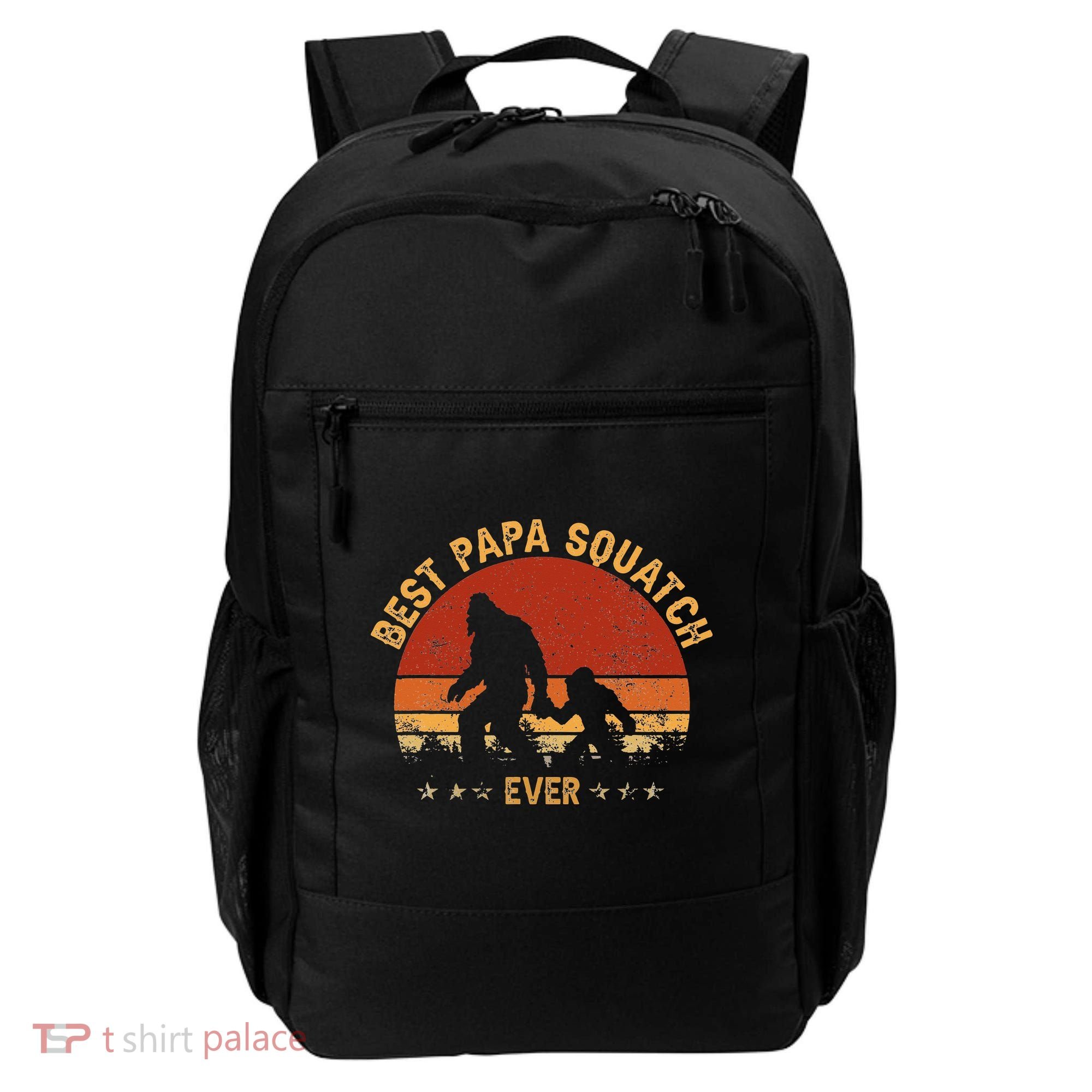 Sasquatch Dad Best Papa Squatch Ever Bigfoot Dad Fathers Day Backpack