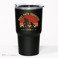 Sasquatch Dad Best Papa Squatch Ever Bigfoot Dad Fathers Day Tumbler thumb 0