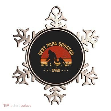 Sasquatch Dad Best Papa Squatch Ever Bigfoot Dad Fathers Day Ornament