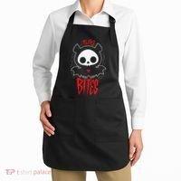 Skelanimals Diego Bat This Bites Red Halloween Spooky Logo Apron thumb 2