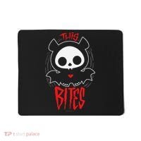 Skelanimals Diego Bat This Bites Red Halloween Spooky Logo Mousepad thumb 0