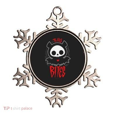 Skelanimals Diego Bat This Bites Red Halloween Spooky Logo Ornament
