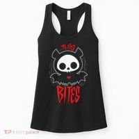Skelanimals Diego Bat This Bites Red Halloween Spooky Logo Women's Tank Top thumb 0