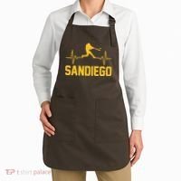 San Diego Baseball Player Heartbeat Apron thumb 2