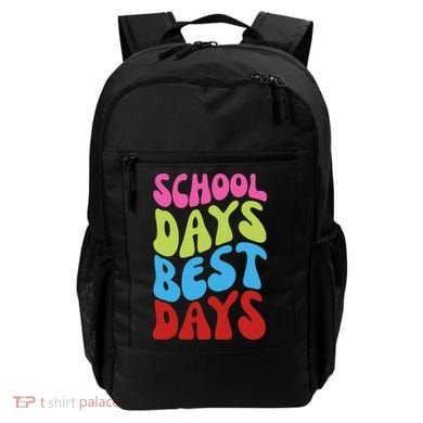 School Days Best Days Colorful Backpack