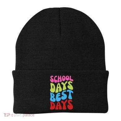 School Days Best Days Colorful Beanie