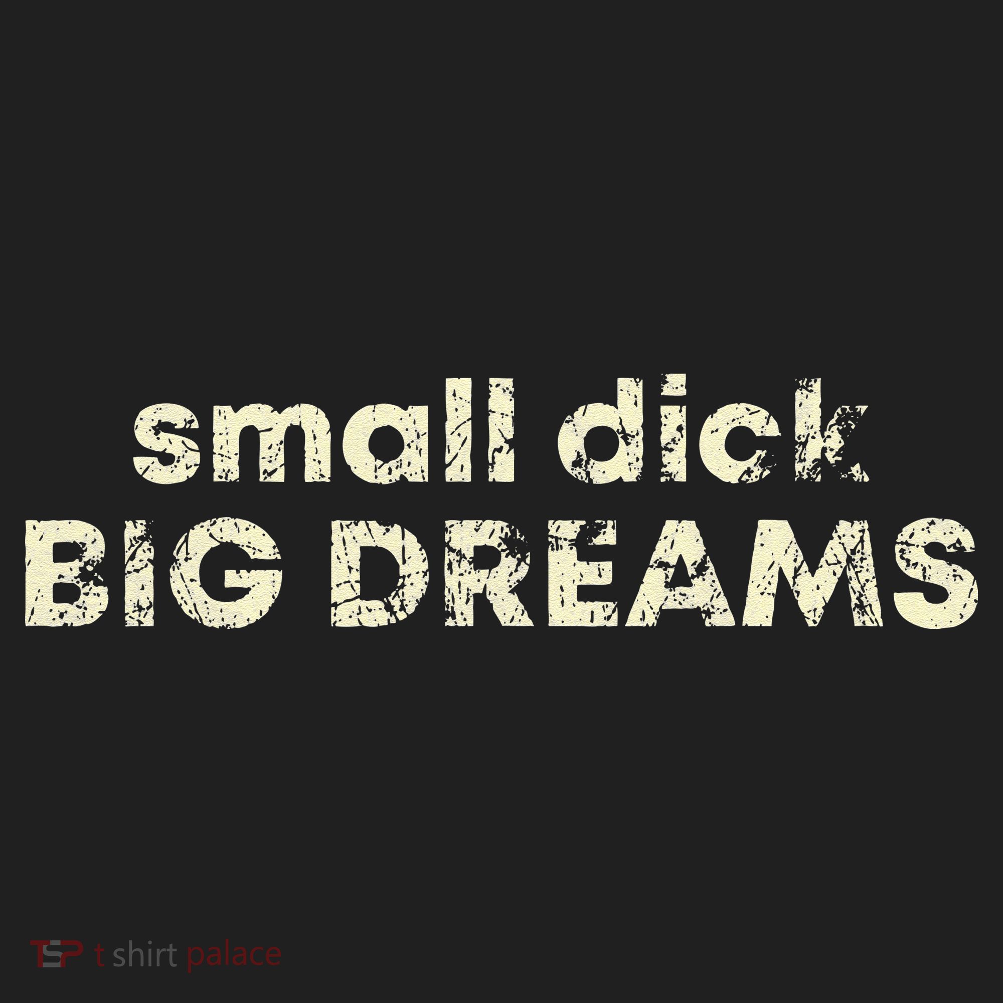 Small Dick Big Dreams Funny Men Beanie