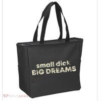 Small Dick Big Dreams Funny Men Tote Bag thumb 2