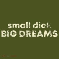 Small Dick Big Dreams Funny Men The Baniff Cuffed Pom Beanie thumb 2