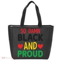 So Damn Black And Proud For Me For Black History Month Gift Tote Bag thumb 0