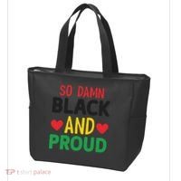 So Damn Black And Proud For Me For Black History Month Gift Tote Bag thumb 3