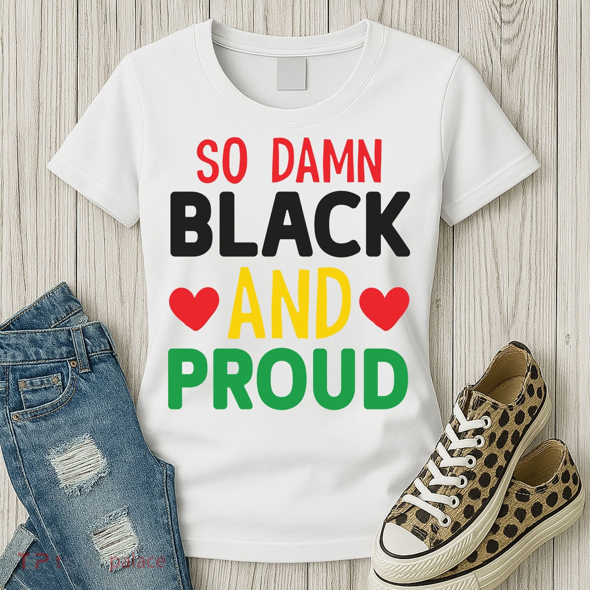 So Damn Black And Proud For Me For Black History Month Gift Women's T-Shirt